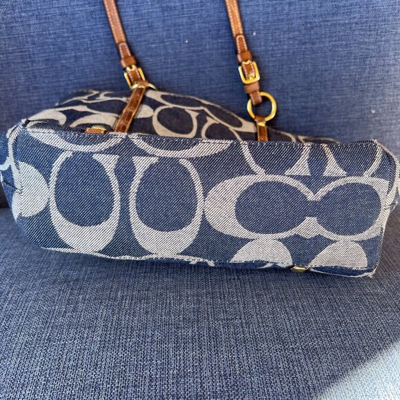 Coach Blue Denim Bucket bag - Picture 4 of 4